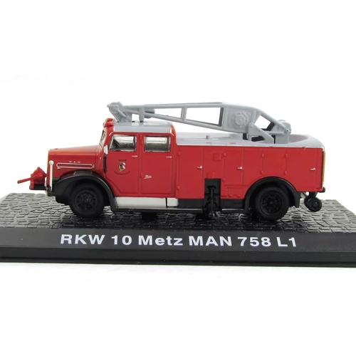 Tűzoltó - RKW 10 Metz Man 758 L1 Fémautó