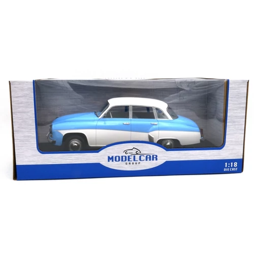 Wartburg 311/312 1:18 Világoskék-Fehér