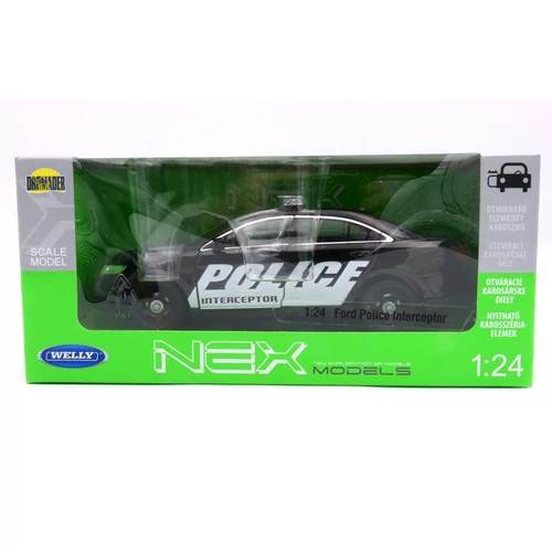 Ford Interceptor Police 1:24 Modell Autó