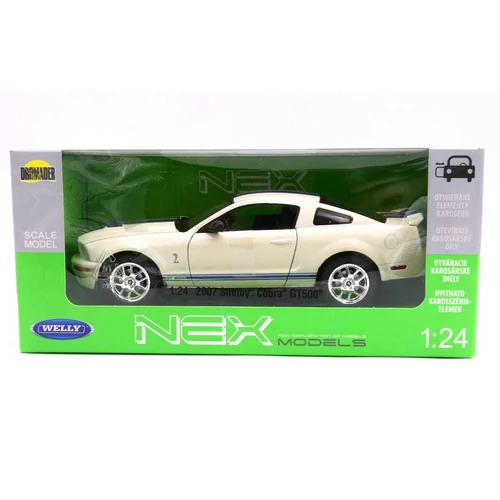 Shelby Cobra GT500 2007 1:24 Modell Autó