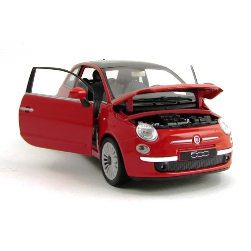 Fiat 500 2007 1:24 Makettautó