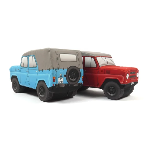 Plüss Uaz 469B katona zöld