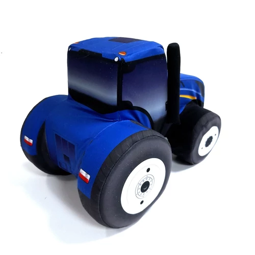 Plüss Traktor Kék