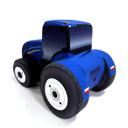 Plüss Traktor Kék