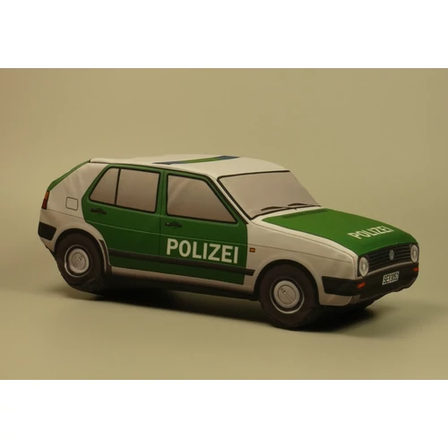 Plüss Volkswagen Golf II. Német Rendőr