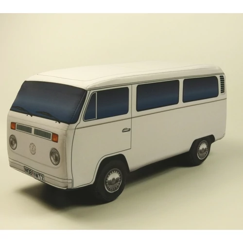 Plüss Volkswagen T2 Transporter Piros