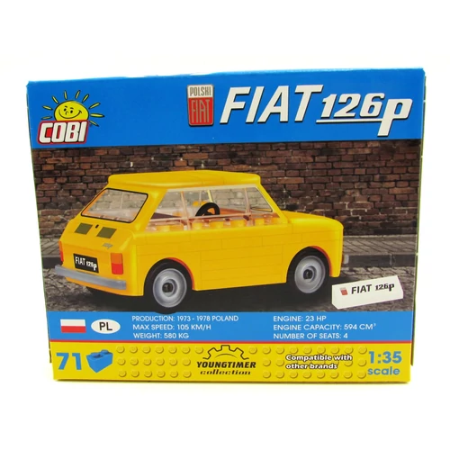  Cobi Építőjáték - Fiat 126 P Építő