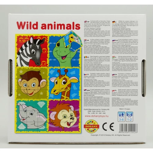 Mesekocka 9db-os Vad Állatok