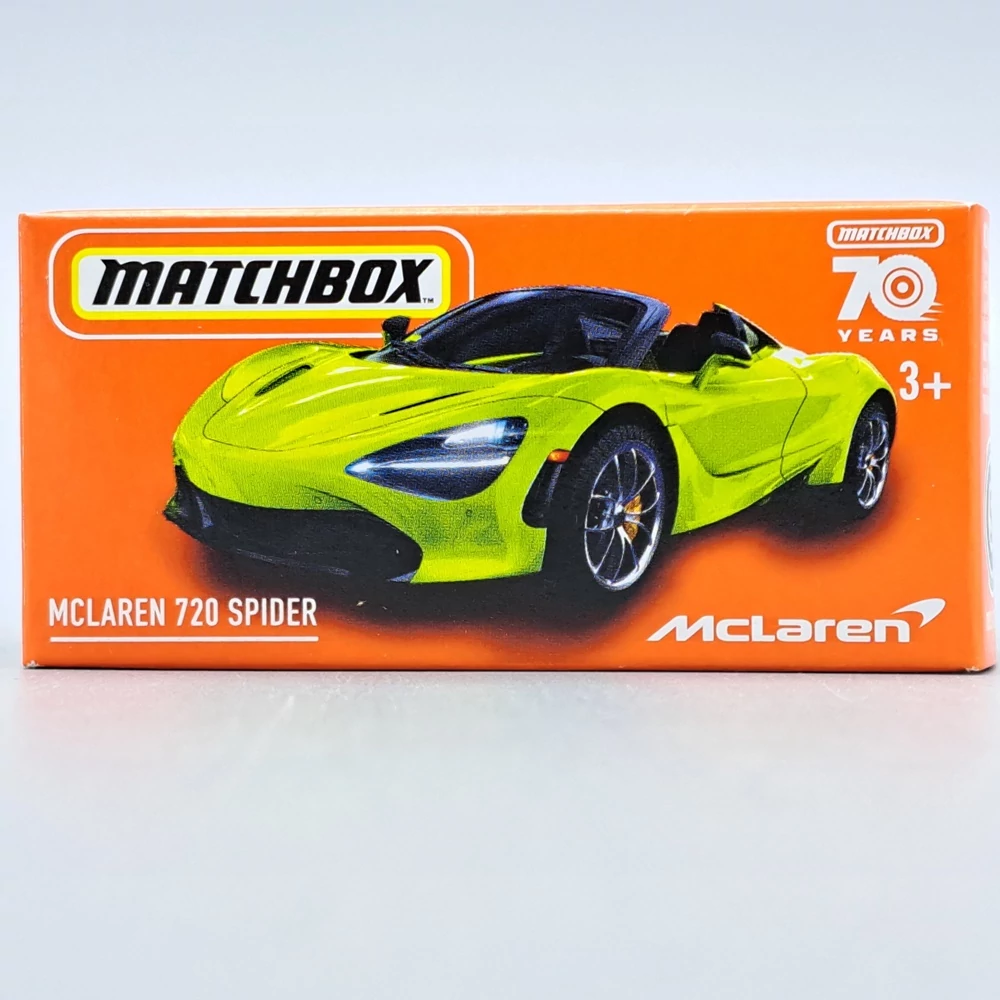 McLaren 720 Spider Matchbox fém modell autó 1:64-es méretben